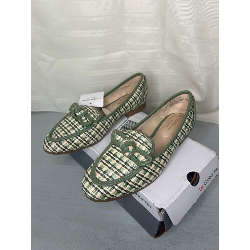 Liz Claiborne Granby Round Toe Loafers Green Multi Womens Size 5.5M - Picture 11 of 15